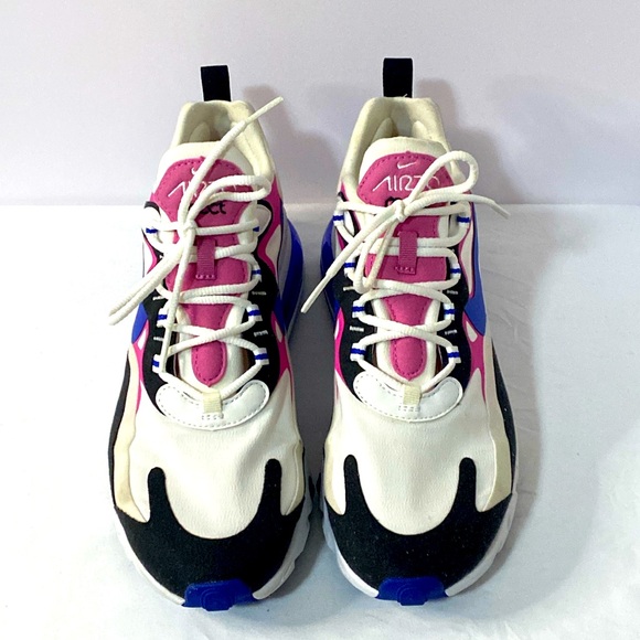 Nike Air Max 270 React | Color: White Fuchsia Blue | Women’s Size: 9 - Picture 1 of 14